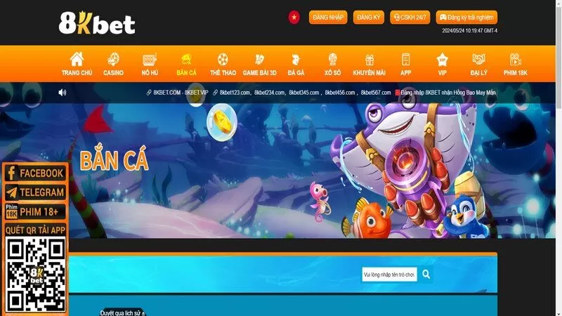 Giao diện trang chủ của 8Kbet được thiết kế đẹp mắt và có bố cục logic Giao diện trang chủ của 8Kbet được thiết kế đẹp mắt và có bố cục logic