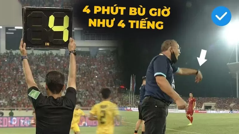 Những giây phút bù giờ có thể ảnh hưởng đến kết quả Những giây phút bù giờ có thể ảnh hưởng đến kết quả