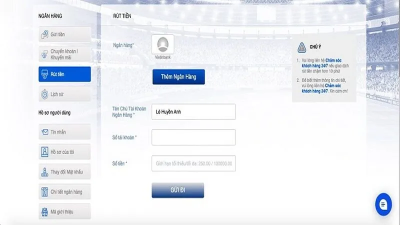 Cách rút tiền BK8 siêu tốc cho người mới Cách rút tiền BK8 siêu tốc cho người mới