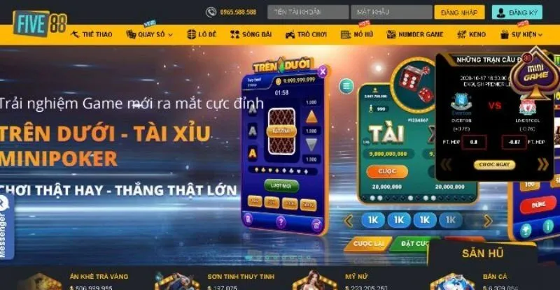 Trải nghiệm kho game Five88 mê quên lối về Trải nghiệm kho game Five88 mê quên lối về